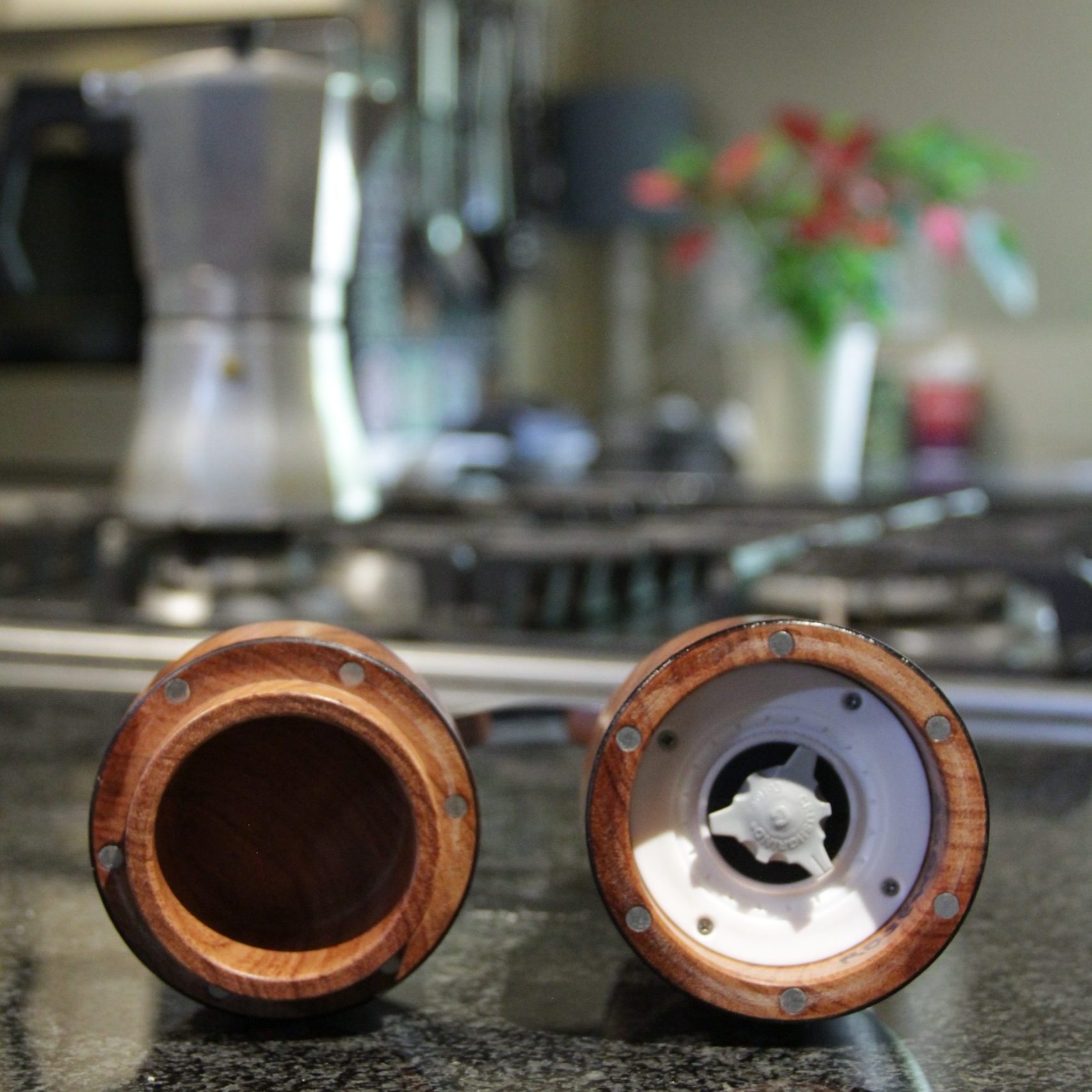 Coffee Grinder and Bean Box - Rosewood - Image 4